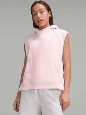 Lululemon Scuba Pullover Sleeveless Hoodie - Strawberry Milk - XS/S